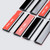 4x 50mm Black Acrylic Flexible Hinges, Self-Adhesive, No Glue Required
