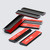 4x 50mm Black Acrylic Flexible Hinges, Self-Adhesive, No Glue Required
