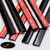 4x 200mm Black Acrylic Flexible Hinges, Self-Adhesive, No Glue Required