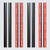 4x 200mm Black Acrylic Flexible Hinges, Self-Adhesive, No Glue Required