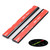 4x Black, Flexible Acrylic Hinges, 100mm - No glue required. Low Profile, Living Flex Hinges