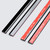 2x Black Self-Adhesive Flexible Living Hinges, 1150mm, Low Profile Acrylic / Polycarbonate