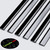 3x Black, Flexible Acrylic Hinges, 200mm. Low Profile, Living Flex Hinge