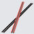 2x Black, Flexible Acrylic Hinges, 950mm - No glue required. Low Profile, Living Flex Hinges