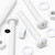 20x White PP Pan Head Plastic Screws & Bolts M8 x 60mm, Nuts & Washers