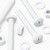 20x White PP Pan Head Plastic Screws & Bolts M8 x 60mm, Nuts & Washers
