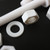 20x White, Pan Cross Head, (PP), M8 x 60mm, Plastic Bolts, Nuts & Washers -Screws