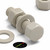 10x Natural PPS Hex Head Plastic Screws & Bolts M5 x 20mm, Nuts & Washers