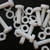 10x Natural PTFE Hex Head Plastic Screws & Bolts M6 x 20mm, Nuts & Washers