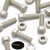 10x Natural PPS Hex Head Plastic Screws & Bolts M6 x 20mm, Nuts & Washers