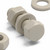10x Natural PPS Hex Head Plastic Screws & Bolts M6 x 20 mm, Nuts & Washers