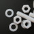 5x PTFE Hex Head, M6 x 60mm, Plastic Nuts and Bolts (Screws), Washers, Fluoropolymer Polytetrafluoroethylene
