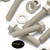 5x PPS Hex Head, M8 x 40 mm, Plastic Nuts and Bolts (Screws), Washers, Polyphenylene Sulfide