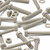 10x Natural PPS Hex Head Plastic Screws & Bolts M6 x 40 mm, Nuts & Washers
