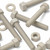 10x PPS Hex Head, M6 x 40 mm, Plastic Nuts and Bolts (Screws), Washers, Polyphenylene Sulfide