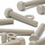 10x Natural PPS Hex Head Plastic Screws & Bolts M6 x 40mm, Nuts & Washers