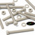 5x PPS Hex Head, M6 x 60 mm, Plastic Nuts and Bolts (Screws), Washers, Polyphenylene Sulfide