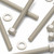 5x PPS Hex Head, M6 x 60mm, Plastic Nuts and Bolts (Screws), Washers, Polyphenylene Sulfide
