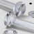 50x Clear Acrylic Slotted Countersunk Screws M4 x 20mm, Nuts & Washers