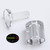 4x Clear Acrylic Standoffs, Polished Glass-Like Sign Spacers, Size 19mm x 19mm