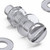 50x Clear Acrylic, Pan Slotted Head, M4 x 20 mm, Plastic Bolts, Nuts & Washers - Screws