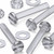 50x Clear Acrylic Slotted Pan Head Screws & Bolts M3 x 20mm, Nuts & Washers