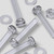 50x Clear Acrylic Slotted Pan Head Screws & Bolts M3 x 20mm, Nuts & Washers