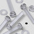 50x Clear Acrylic Slotted Pan Head Screws & Bolts M3 x 20mm, Nuts & Washers