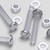 20x Clear Acrylic, Pan Slotted Head, M6 x 40mm, Plastic Bolts, Nuts & Washers - Screws