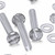 20x Clear Acrylic, Pan Slotted Head, M6 x 40 mm, Plastic Bolts, Nuts & Washers - Screws