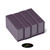 4x Magnetic Dark Purple USB Presentation Gift Boxes - For Flash Drives