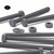10x Grey PVC Hex Head Plastic Screws & Bolts M8 x 100 mm, Nuts & Washers