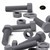 5x Grey PVC, Hex Head, M16 x 65mm, Plastic Bolts, Nuts & Washers, UPVC