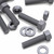 5x Grey PVC, Hex Head, M16 x 65 mm, Plastic Bolts, Nuts & Washers, UPVC