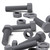 5x Grey PVC, Hex Head, M16 x 65 mm, Plastic Bolts, Nuts & Washers, UPVC