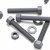 5x Grey PVC, Hex Head, M16 x 100mm, Plastic Bolts, Nuts & Washers,  UPVC