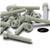 10x Glass Filled, Reinforced Super Nylon, Socket Head, M10 x 50mm, Plastic Bolts, Nuts & Washers