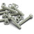 10x Glass Filled Reinforced Super Nylon Socket Head M10x50mm Plastic Bolts, Nuts & Washers