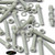 20x Natural Glass Filled Nylon Socket Head Screws M8 x 60mm, Nuts & Washers
