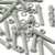 20x Natural Glass Filled Nylon Socket Head Screws M8 x 60mm, Nuts & Washers