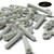 20x Natural Glass Filled Nylon Socket Head Screws M8 x 60 mm, Nuts & Washers