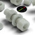 50x Natural Glass Filled Nylon Socket Head Screws M6 x 20mm, Nuts & Washers