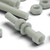 50x Natural Glass Filled Nylon Socket Head Screws M6 x 40mm, Nuts & Washers