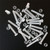 20 x Transparent Clear Acrylic M3 x 20mm, Nuts & Bolts, Acrylic Plastic Screws
