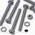 20x Grey PP Pan Head Cross Plastic Screws & Bolts M6 x 60mm, Nuts & Washers