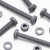 20x Grey PP Pan Head Cross Plastic Screws & Bolts M6 x 60mm, Nuts & Washers