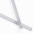 2x Clear Acrylic M6 x 500mm Threaded Rods, Plastic Studding + 4 Nuts