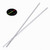 2x Clear Acrylic M6x500mm Threaded Rods