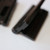 2 x Acrylic Hinges - 38mm x 45mm pair of BLACK Hinges, Continuous Piano Hinge