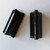 2 x Acrylic Hinges - 38mm x 45mm pair of BLACK Hinges, Continuous Piano Hinge